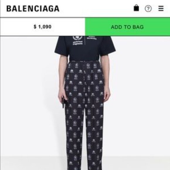 BALENCIAGA World Food Programme trousers - Picture 2 of 8